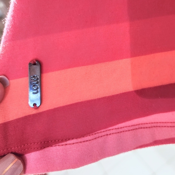 LOLE STRIPED MINI A-LINE SKIRT - Picture 6 of 7